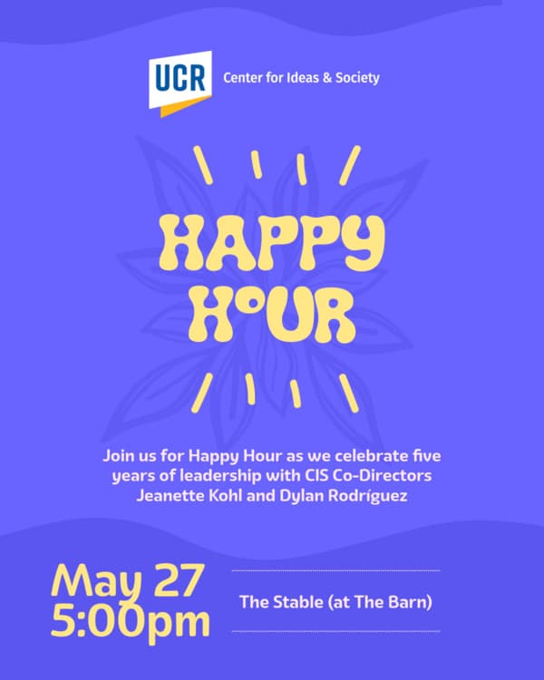 Happy Hour with CIS Directors, Today flyer