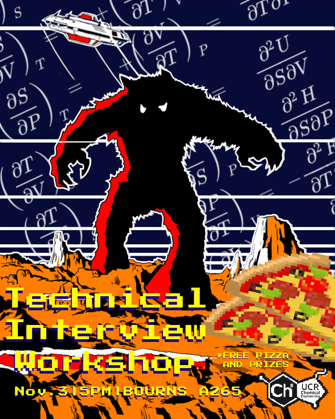 Flyer for Technical Interview Workshop
