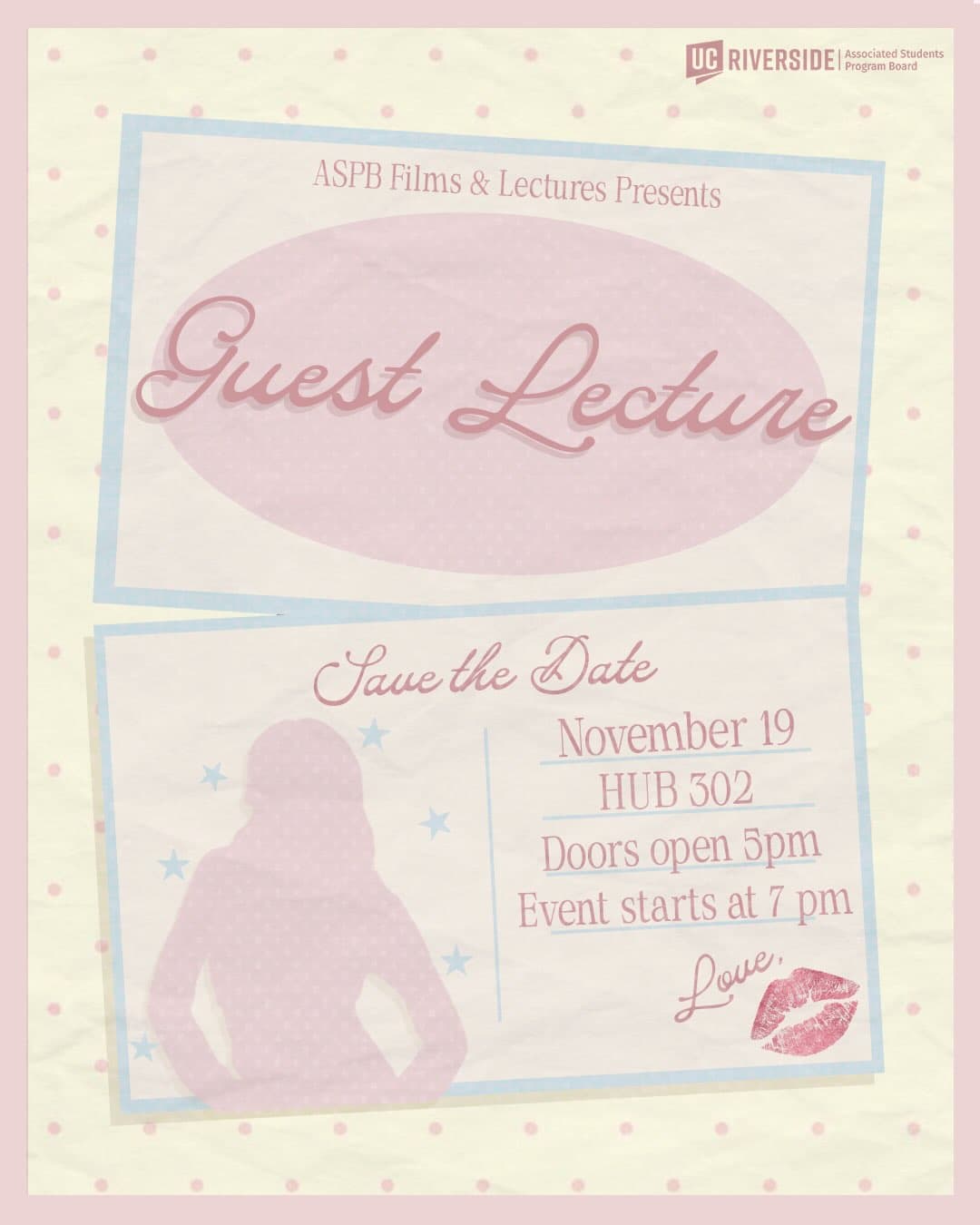 Flyer for ASPB Fall Guest Lecture
