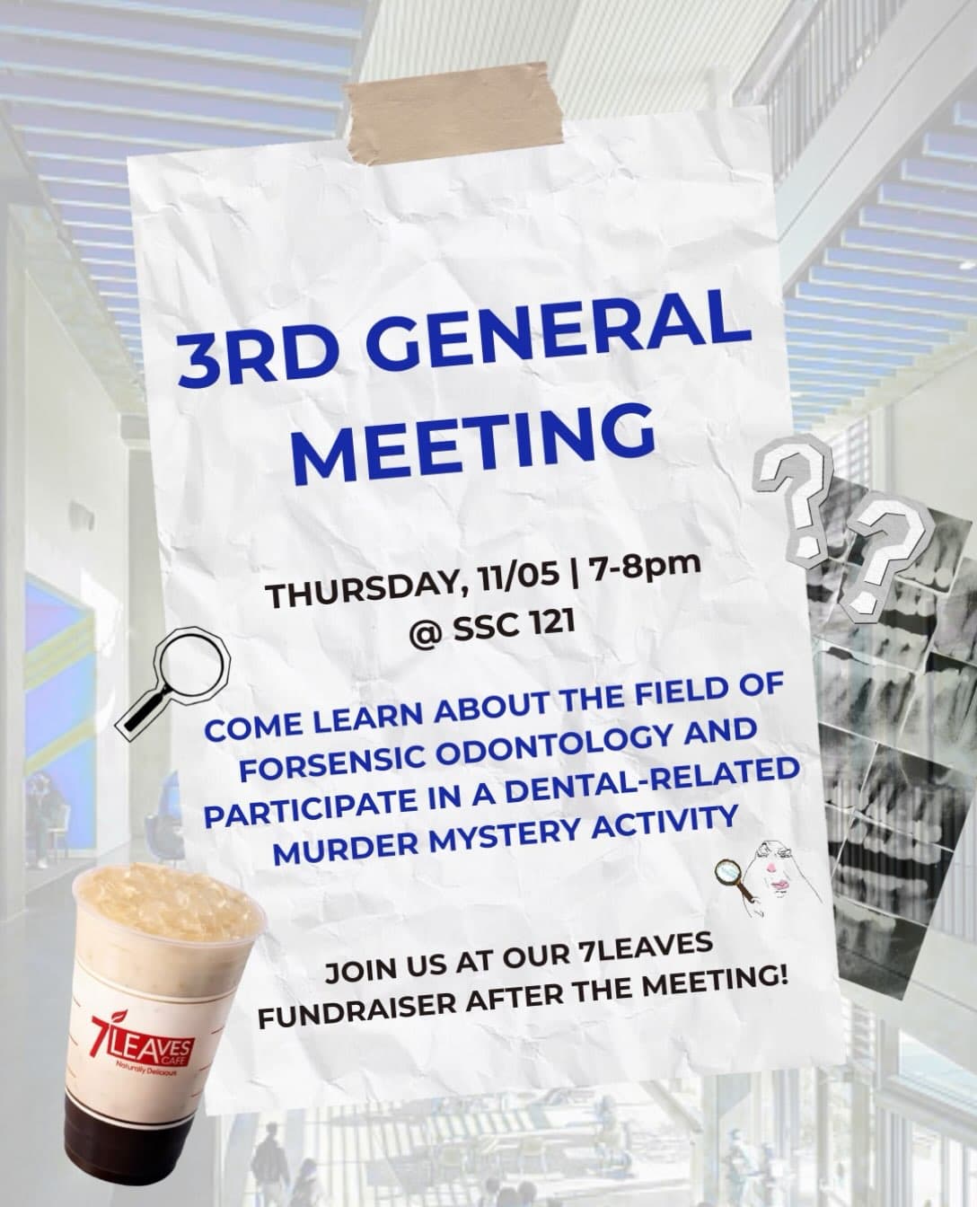Flyer for BSMA 3rd General Meeting