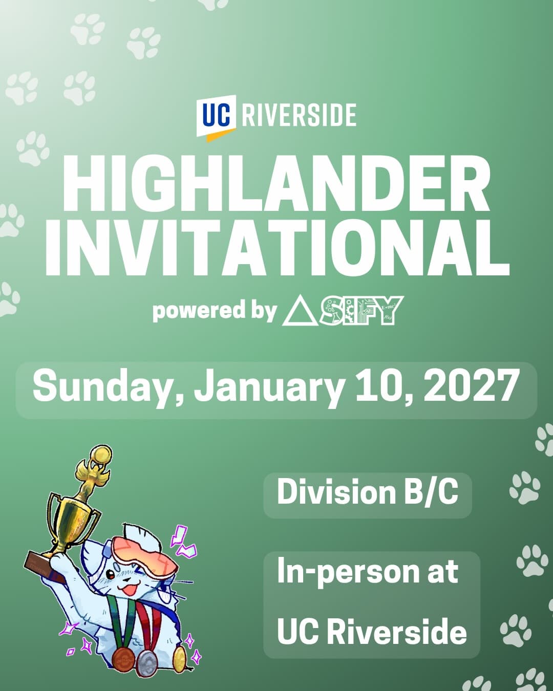 Flyer for 2027 Highlander Invitational