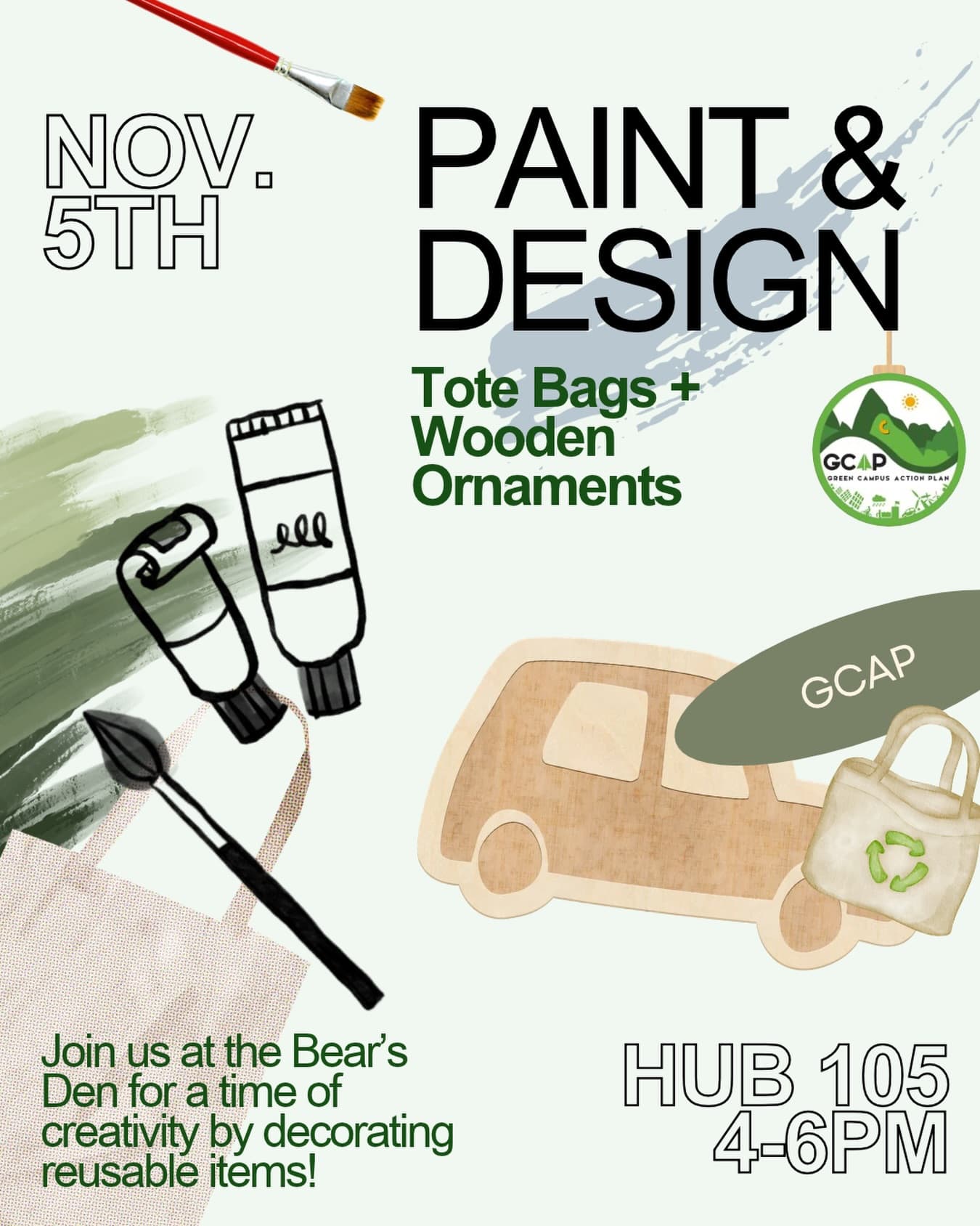 Flyer for GCAP Paint & Design