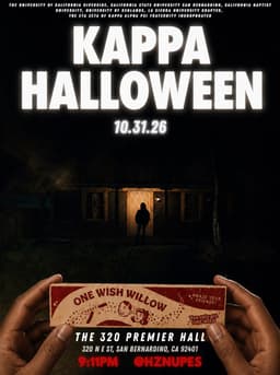 Kappa Halloween: OBSESSION, Today flyer