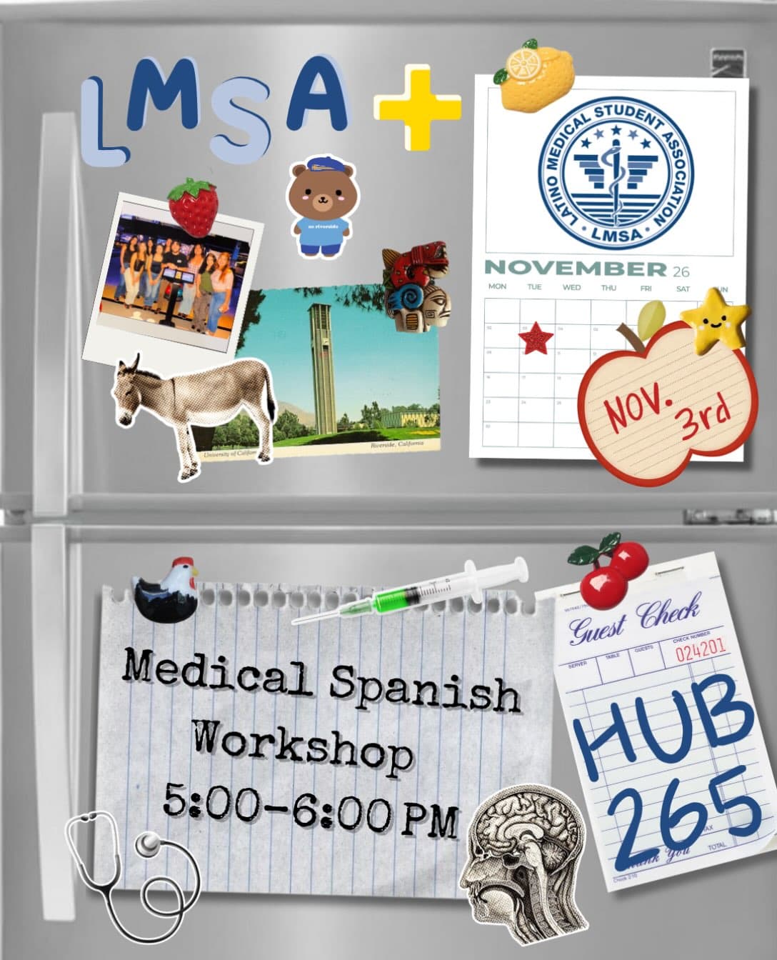 Flyer for Medical Spanish Workshop