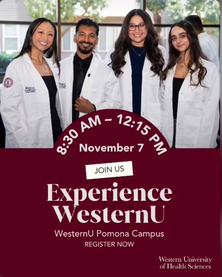 Flyer for Experience WesternU