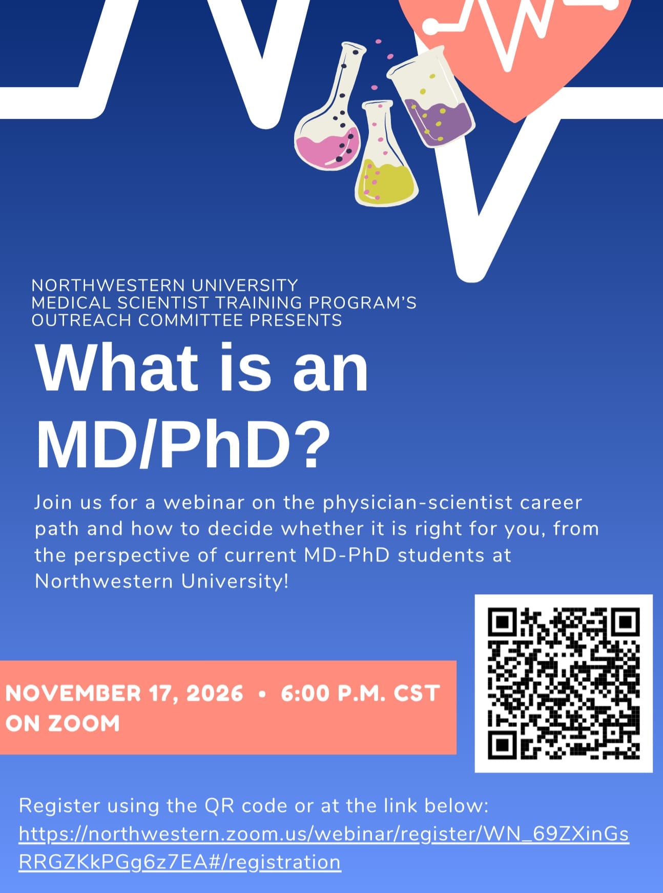 Flyer for What Is an MD/PhD? A Guide for Prospective Students
