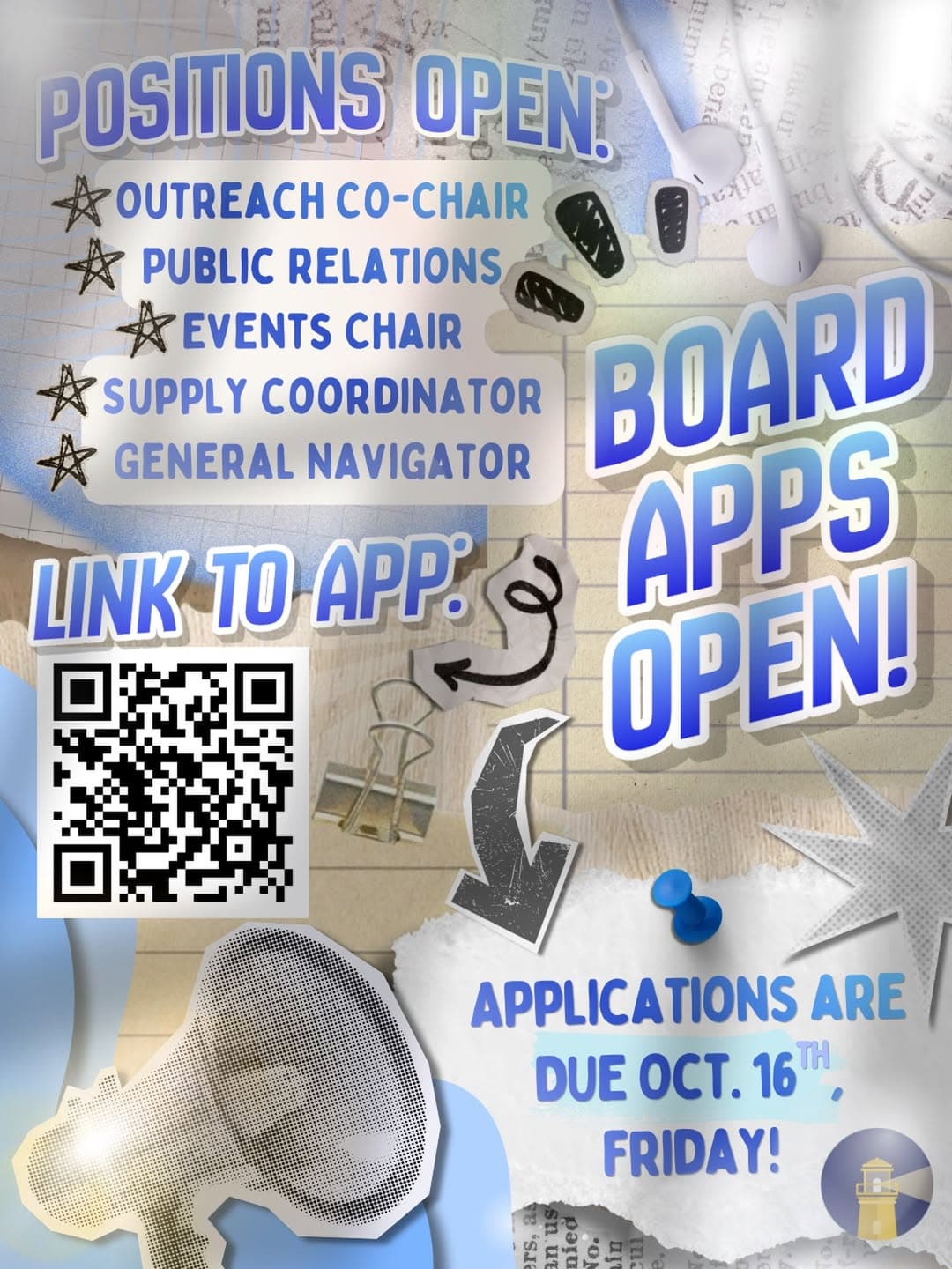 Flyer for Project Lux Board Application Deadline
