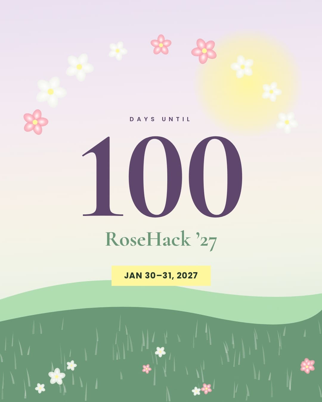 Flyer for RoseHack '27