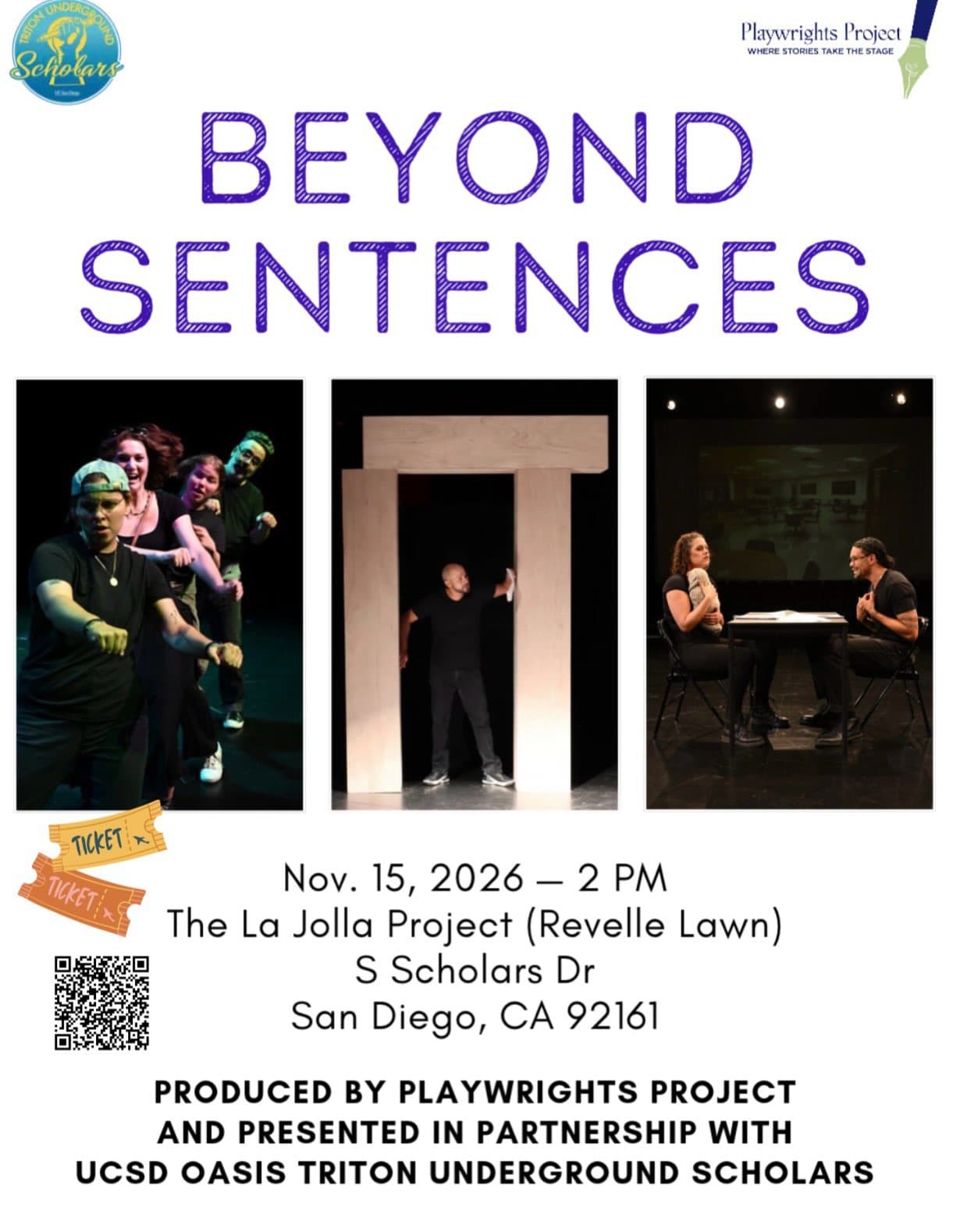 Flyer for Beyond Sentences