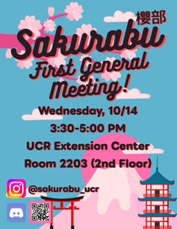 Sakurabu First General Meeting, Today flyer