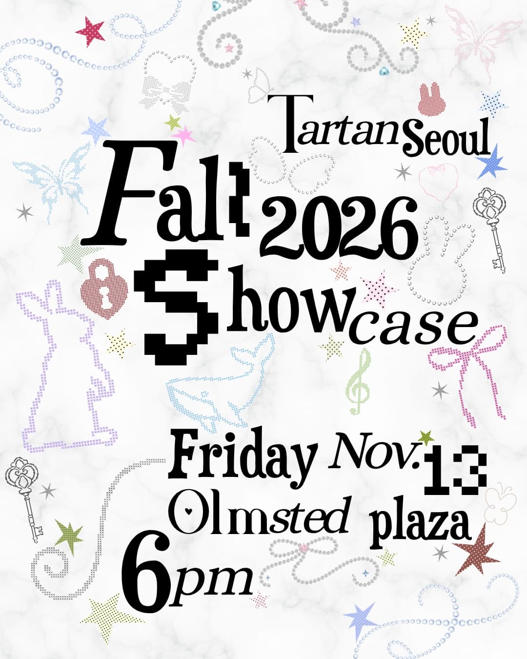 Flyer for Tartan Seoul Fall 2026 Showcase