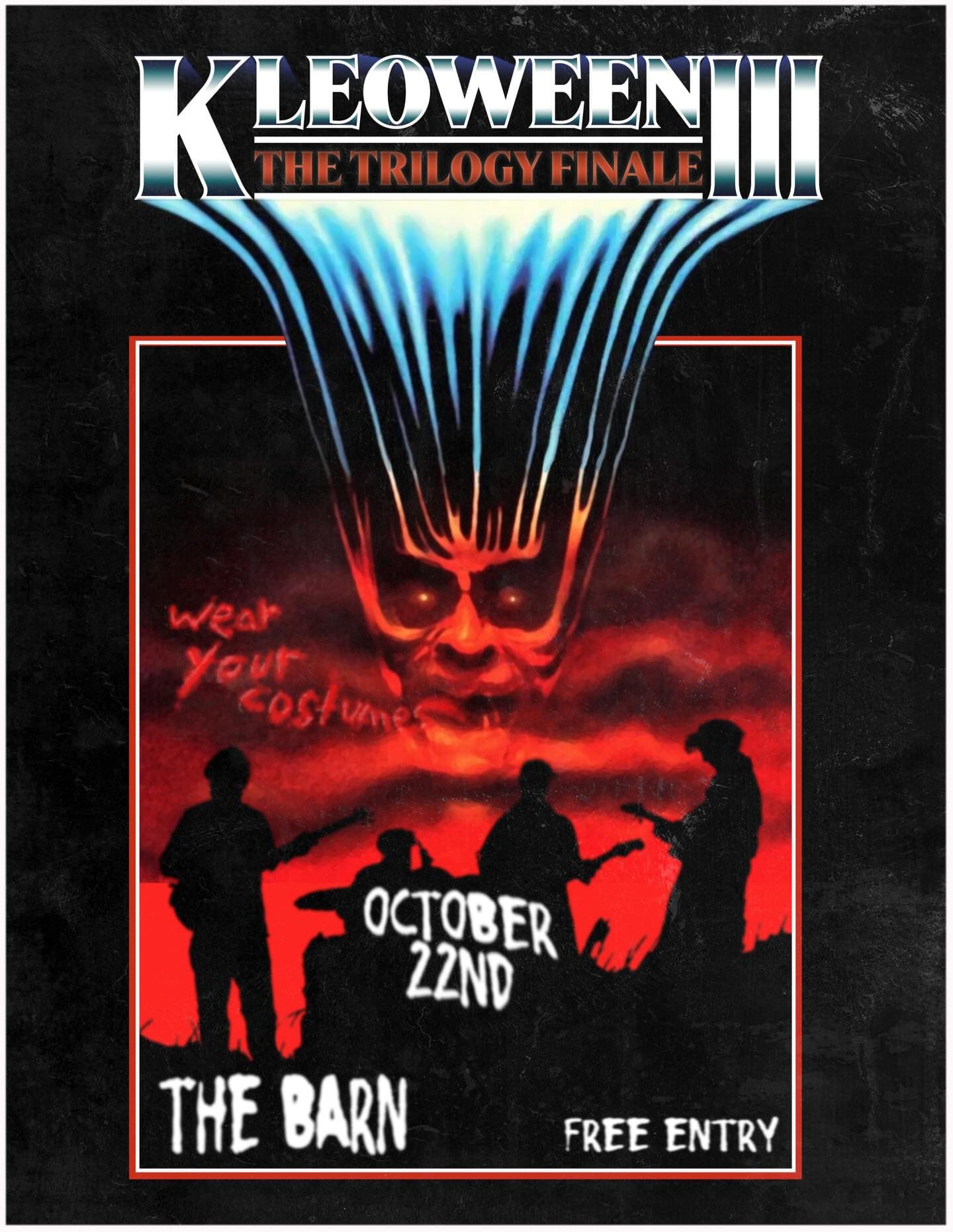 Flyer for KLEOWEEN III