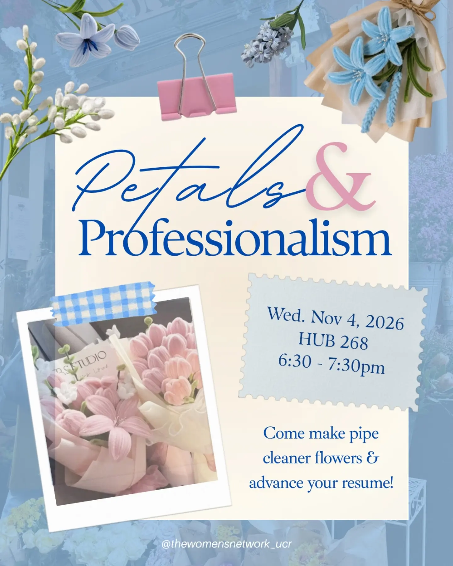 Flyer for Petals & Professionalism