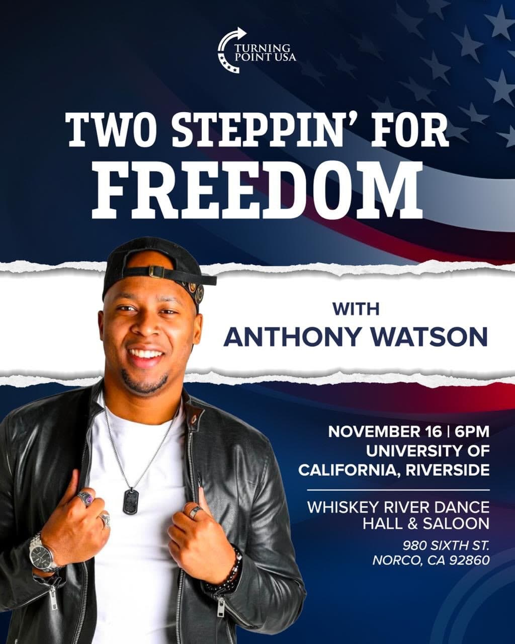 Flyer for Two Steppin' for Freedom
