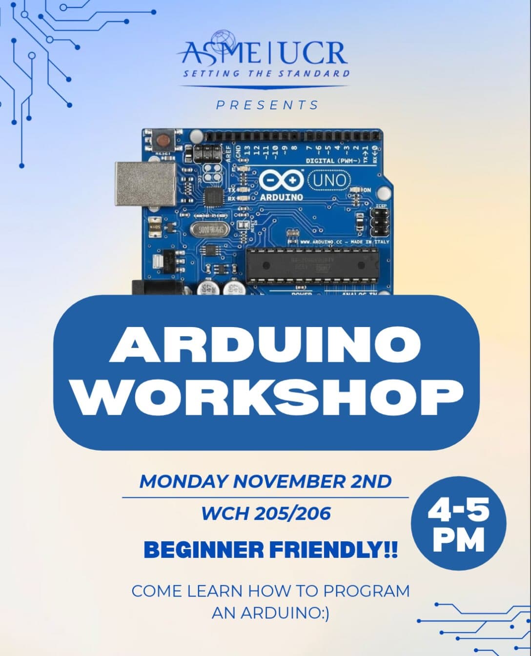 Flyer for Arduino Workshop