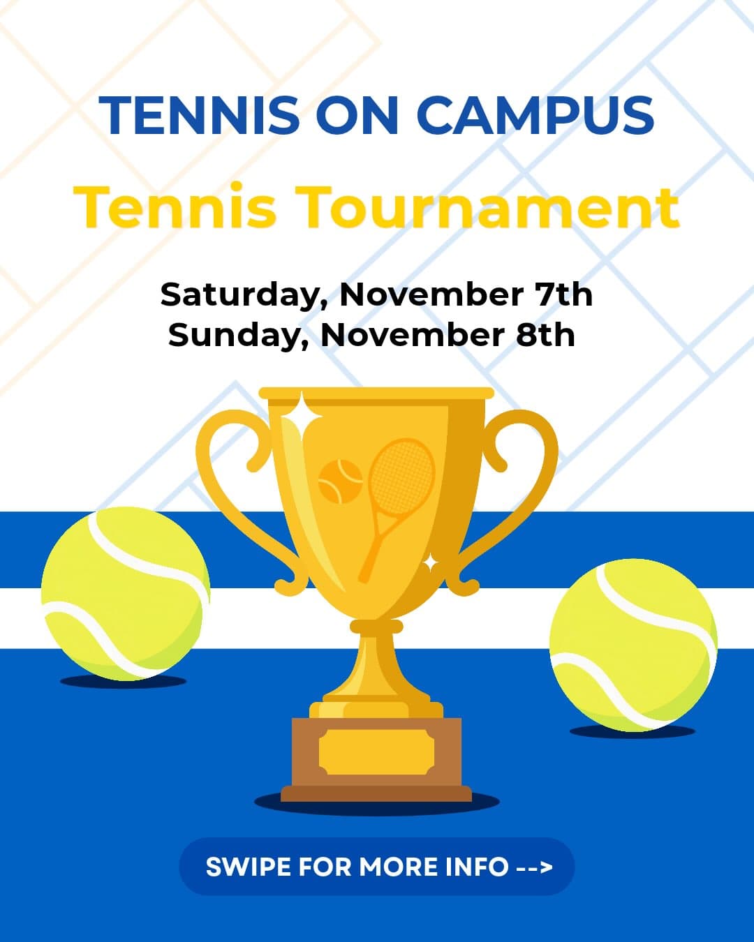 Flyer for Doubles Tennis Tournament