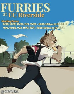 UCR Furries Meeting, Tomorrow flyer