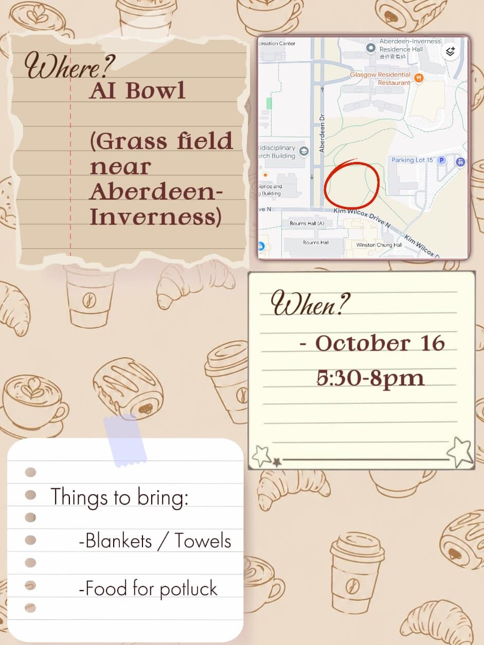 Flyer for HKSA Picnic