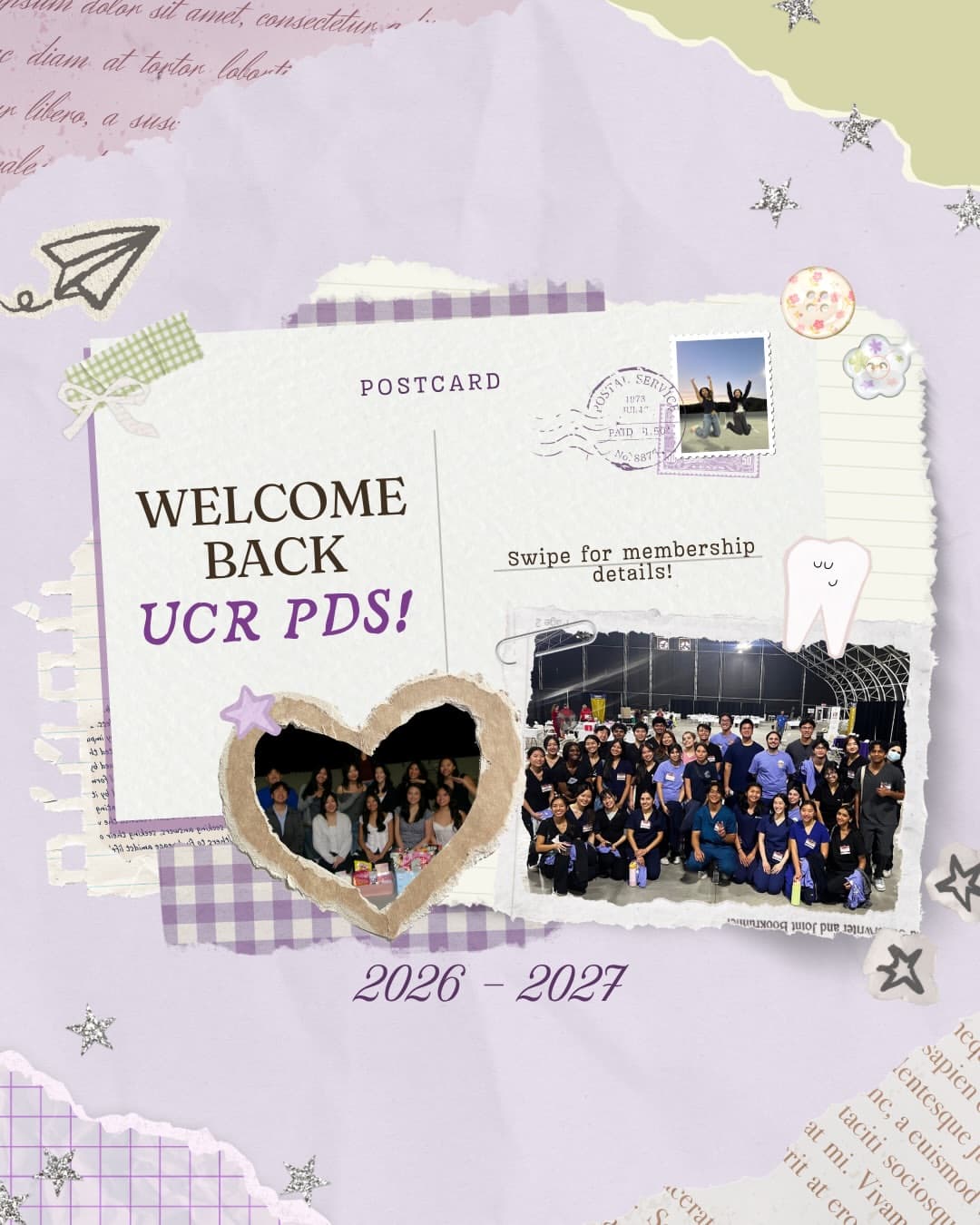Flyer for UCR Pre-Dental Society Membership Application Deadline