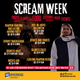 Scream Week Event, Today flyer