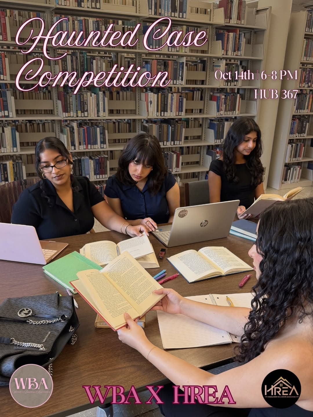 Flyer for Haunted Case Competition