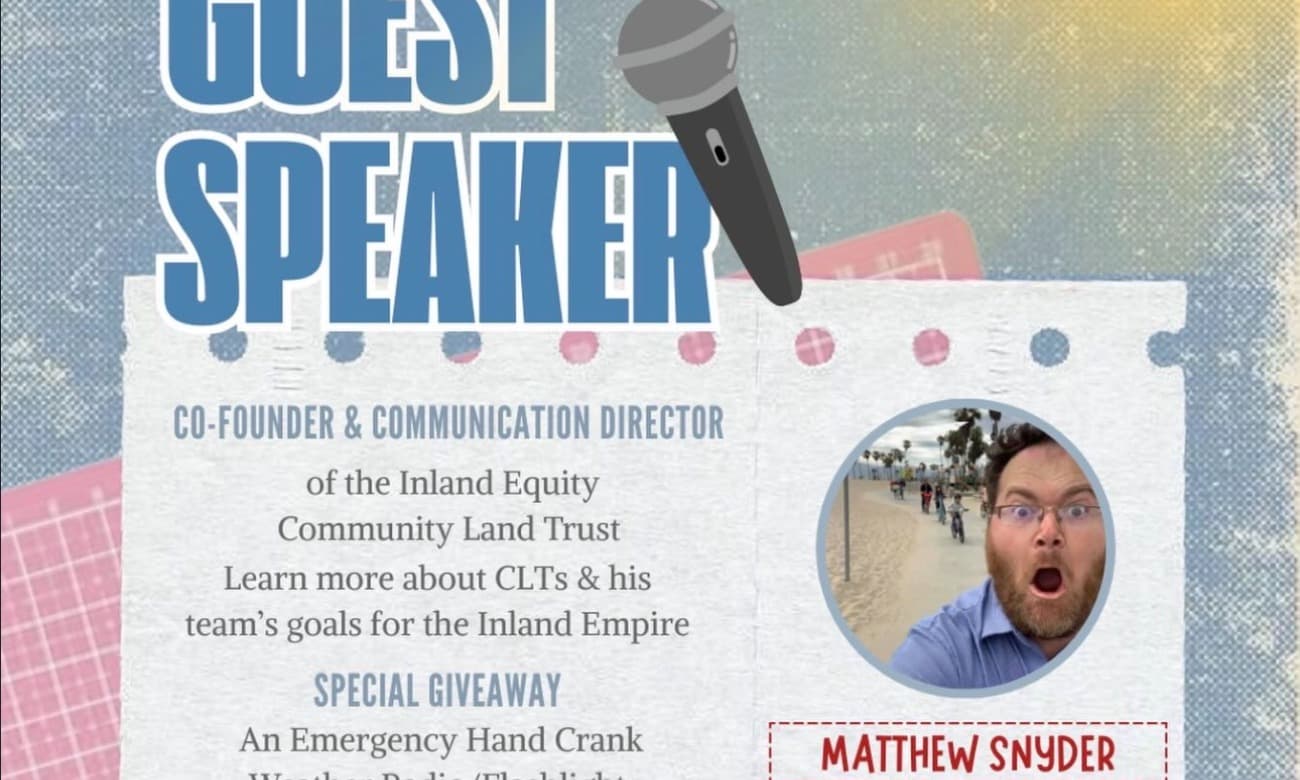Guest Speaker Event w/ Matthew Snyder, Today flyer